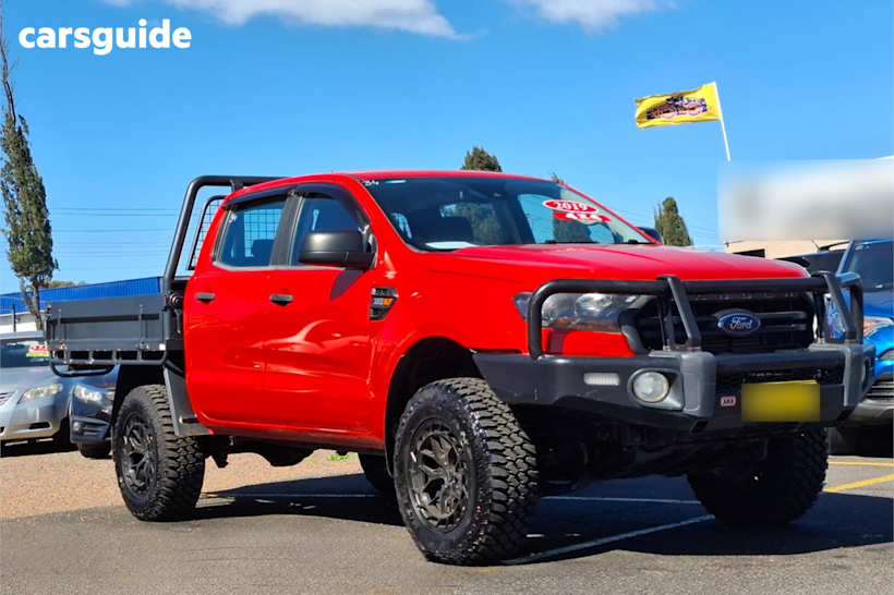 Red 2019 Ford Ranger Ute Tray XL 4X4