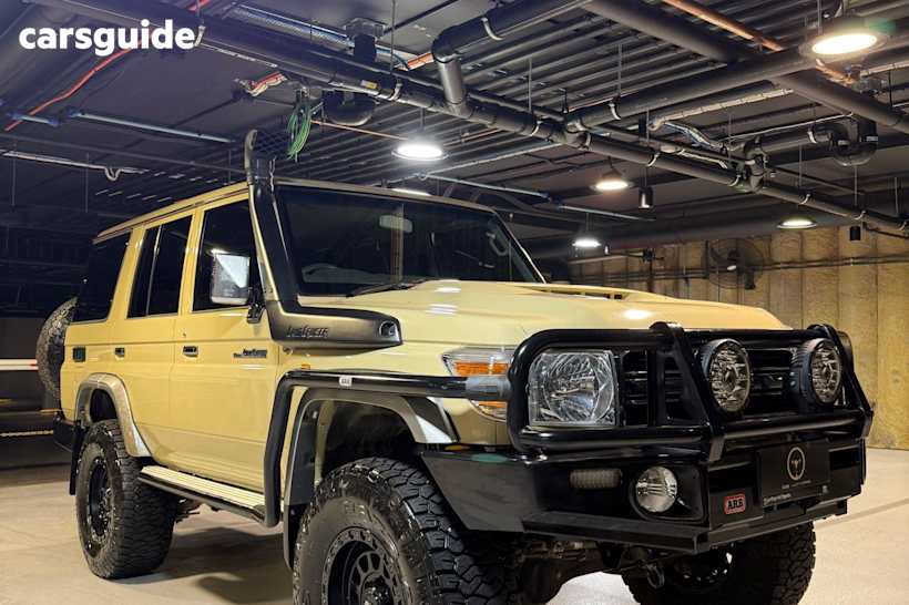 Beige 2021 Toyota Landcruiser 70 Series SUV GXL VDJ76R