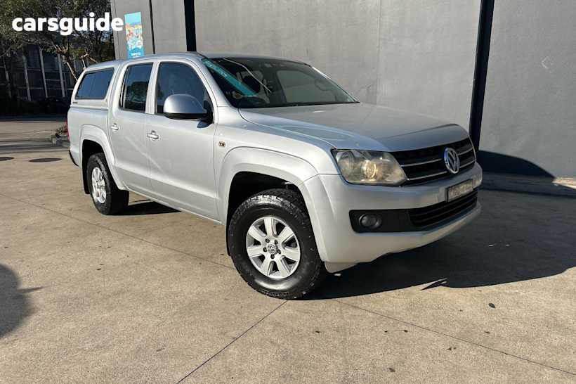Silver 2012 Volkswagen Amarok Ute Tray TDI400 4X4