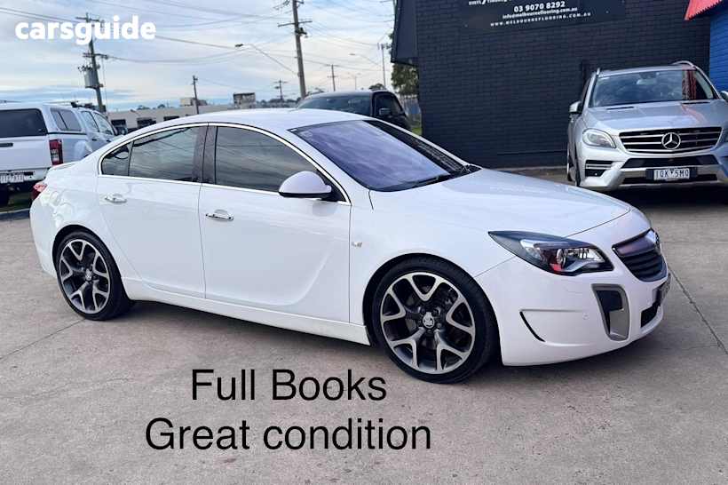 White 2015 Holden Insignia Sedan VXR 4WD