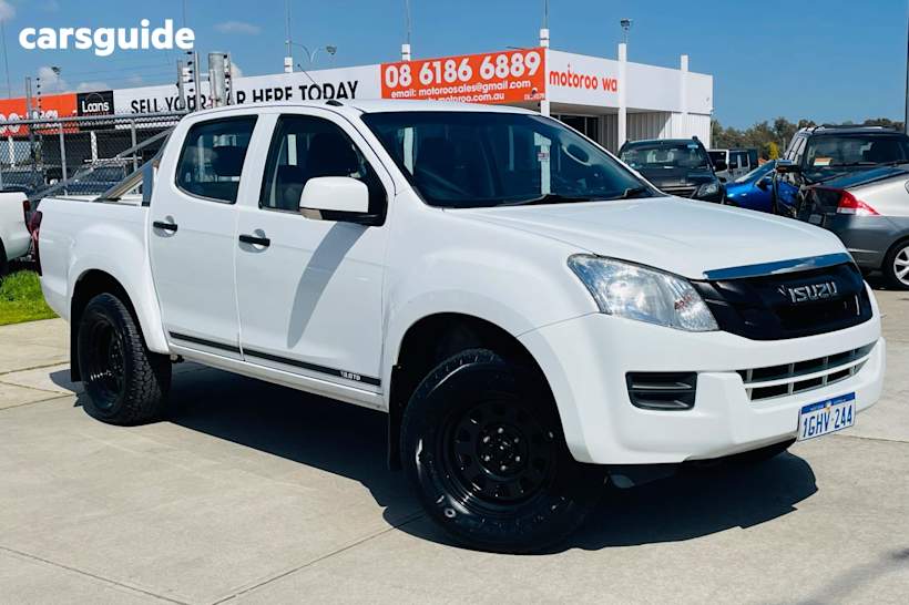 White 2014 Isuzu D-MAX Ute Tray LS-U HIGH RIDE R
