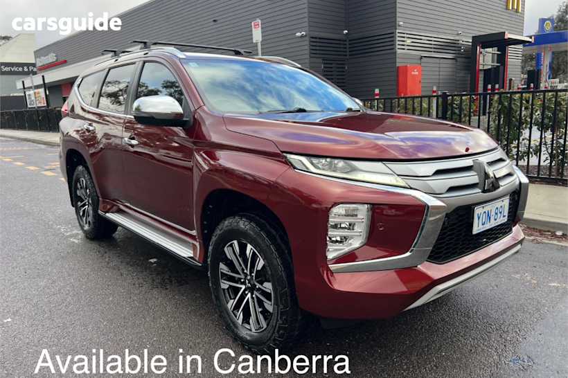 Red 2020 Mitsubishi Pajero Sport Wagon Exceed (4X4) 7 Seat