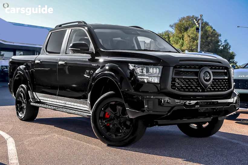 Black 2025 GWM Cannon Alpha Dual Cab Utility Lux Phev (4X4)