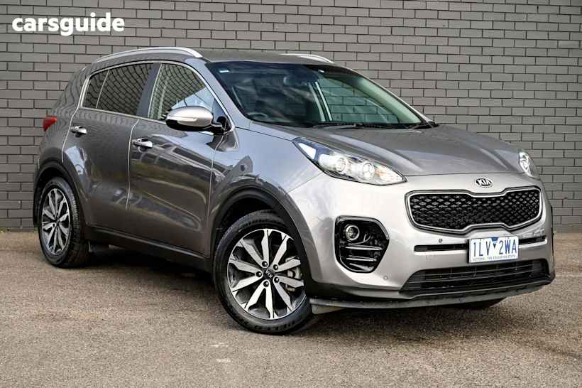 Grey 2018 Kia Sportage SUV SLI F