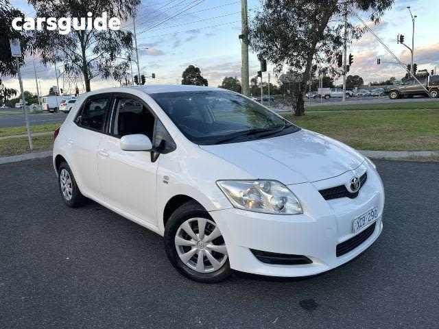 White 2009 Toyota Corolla Hatch ASCENT F