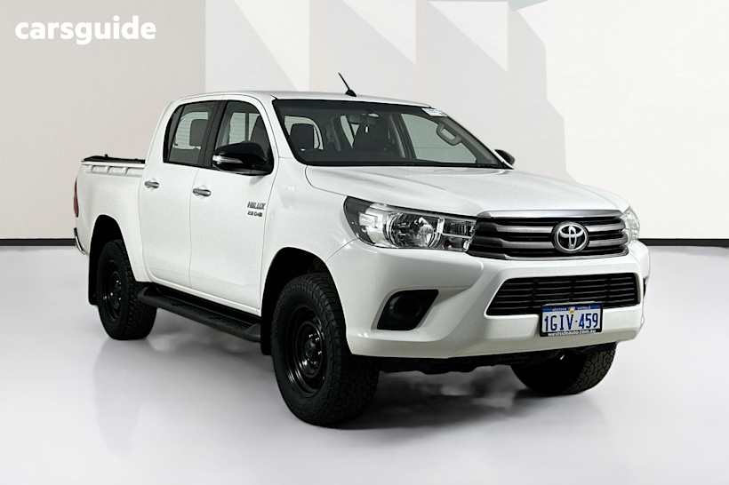White 2017 Toyota Hilux Dual Cab Utility Sr Hi-Rider