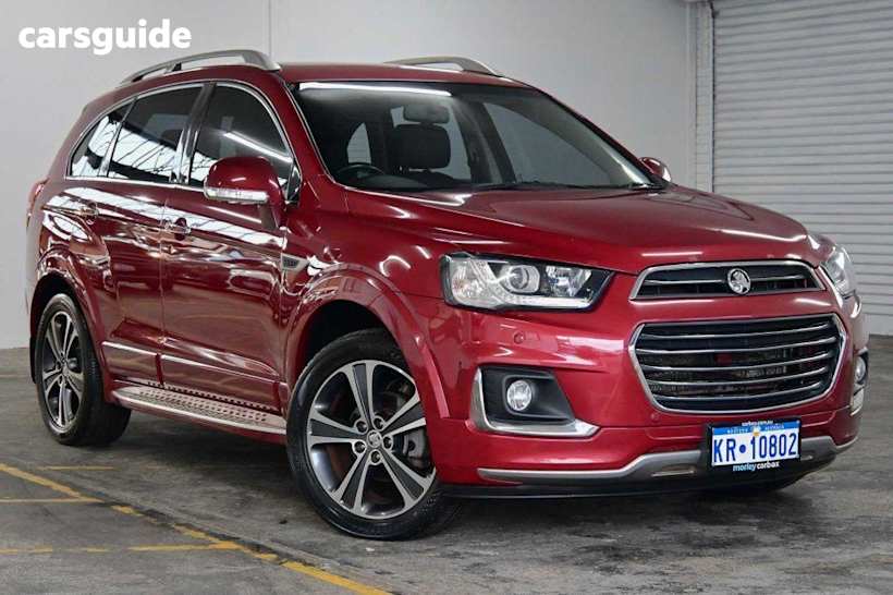 Red 2016 Holden Captiva SUV LT