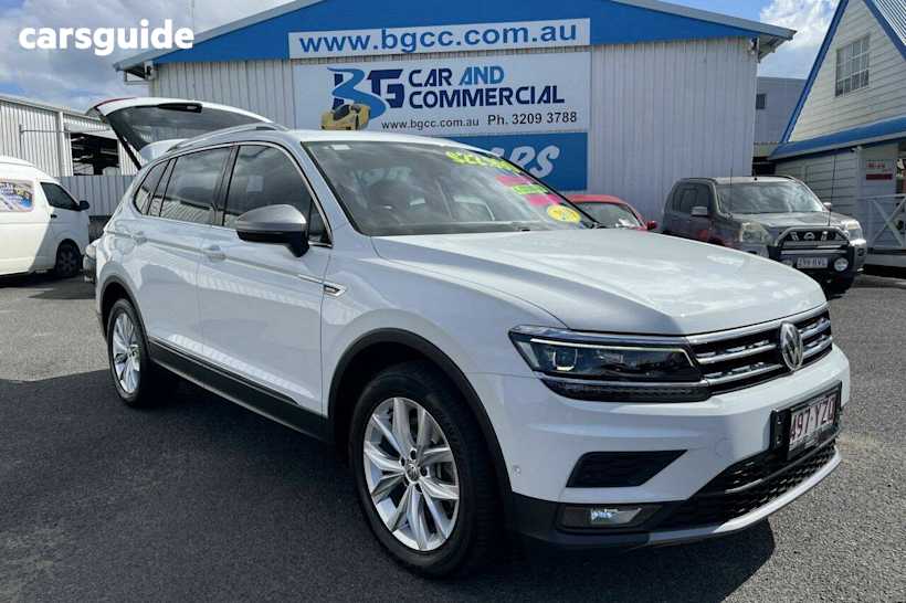White 2018 Volkswagen Tiguan SUV 132TSI COMFORTLINE DSG 4M