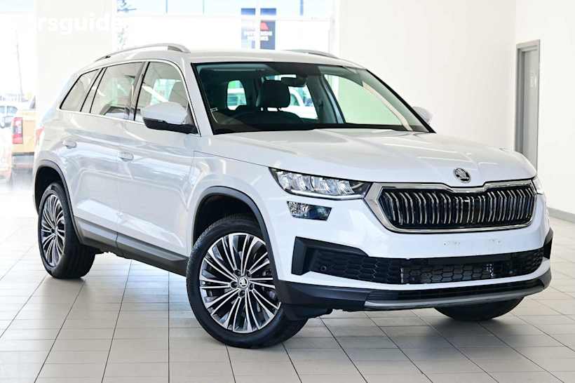 White 2023 Skoda Kodiaq SUV 85TSI STYLE F