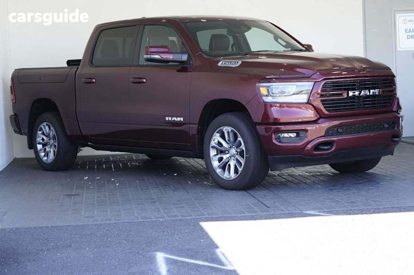 Red 2023 Ram 1500 Crew Cab Utility Laramie Sport Rambox Mhev