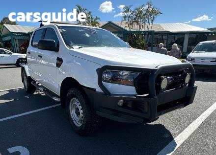 White 2019 Ford Ranger Ute Tray XL 4X4