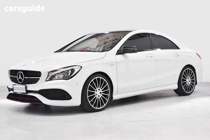 White 2017 Mercedes-Benz CLA250 Coupe Sport 4Matic