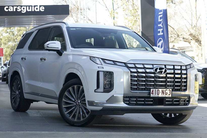 White 2024 Hyundai Palisade Wagon Calligraphy Black Ink (7 Seat)