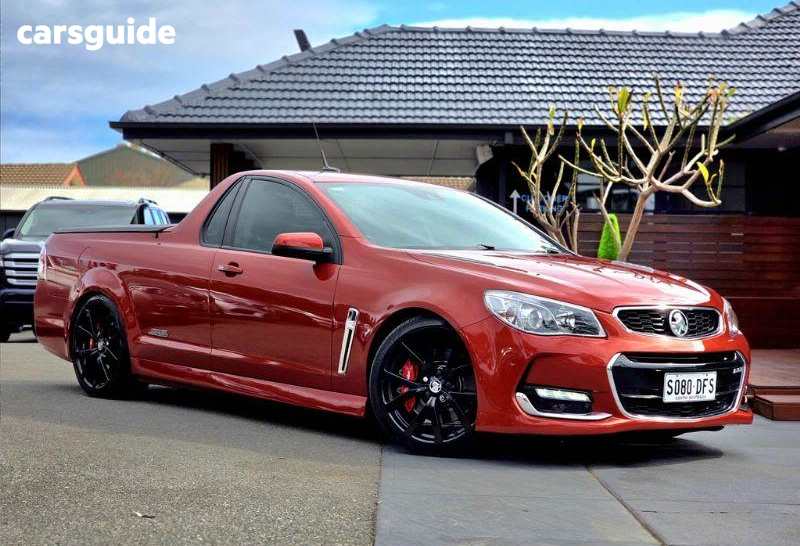 Orange 2016 Holden UTE Ute Tray SS V REDLINE R