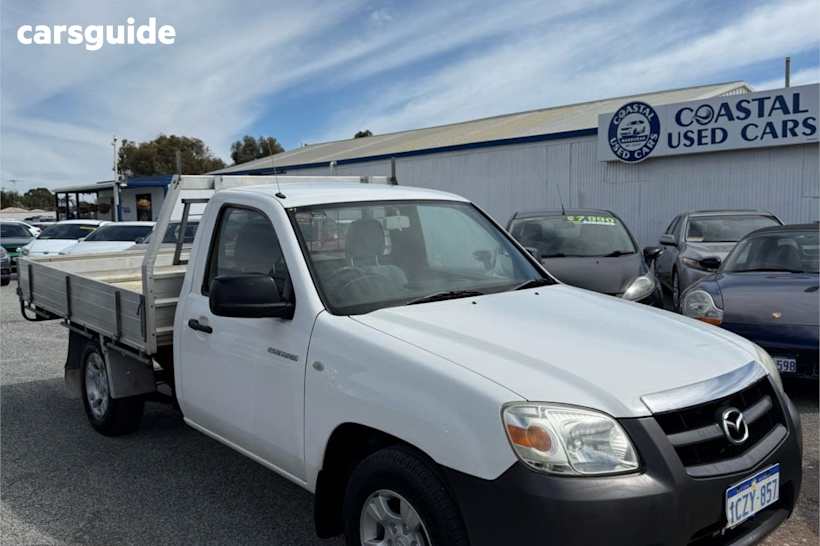 White 2008 Mazda BT-50 Cab Chassis B2500 Dx