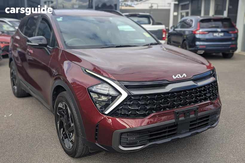Red 2022 Kia Sportage SUV SX+ F