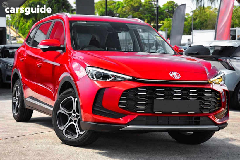 Red 2025 MG ZS SUV EXCITE HYBRID+ F