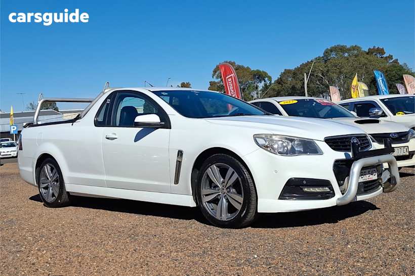 White 2014 Holden UTE Utility Sv6