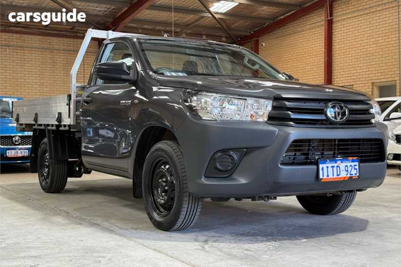 Grey 2022 Toyota Hilux Cab Chassis Workmate (4X2)