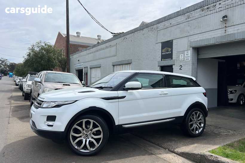White 2011 Land Rover Range Rover Evoque Coupe Sd4 Pure