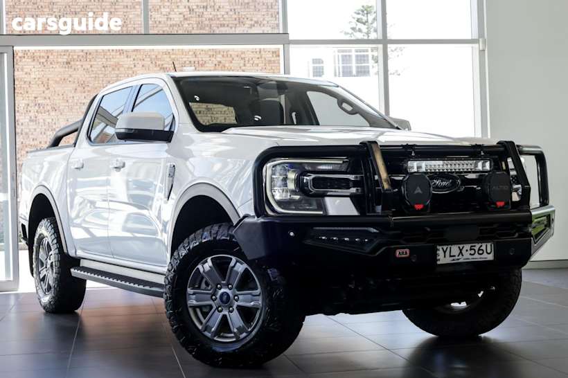 White 2022 Ford Ranger Ute Tray XLT 4X4