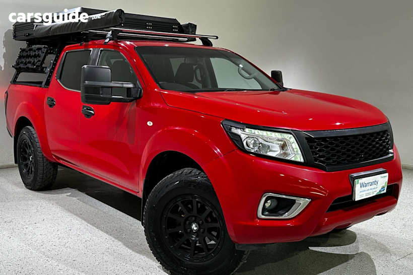 Red 2016 Nissan Navara Ute Tray ST 4X4