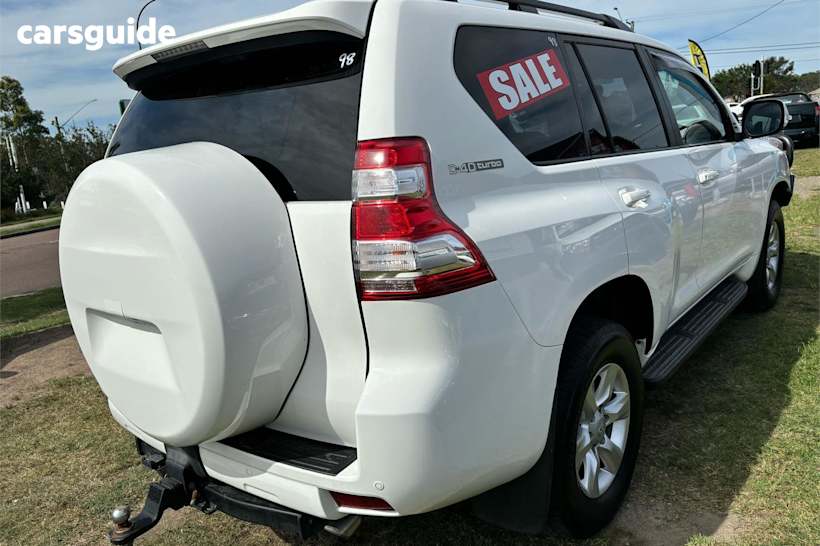 White 2014 Toyota Landcruiser Prado Wagon Gxl (4X4)