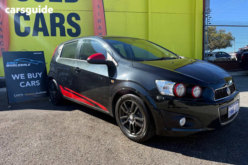 Black 2015 Holden Barina Hatch CD F