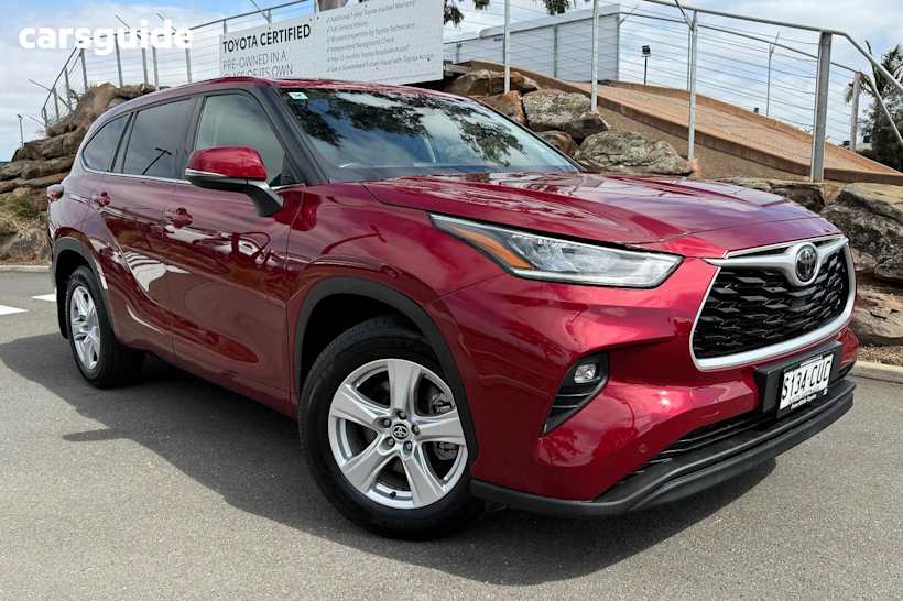 Red 2022 Toyota Kluger SUV GX F