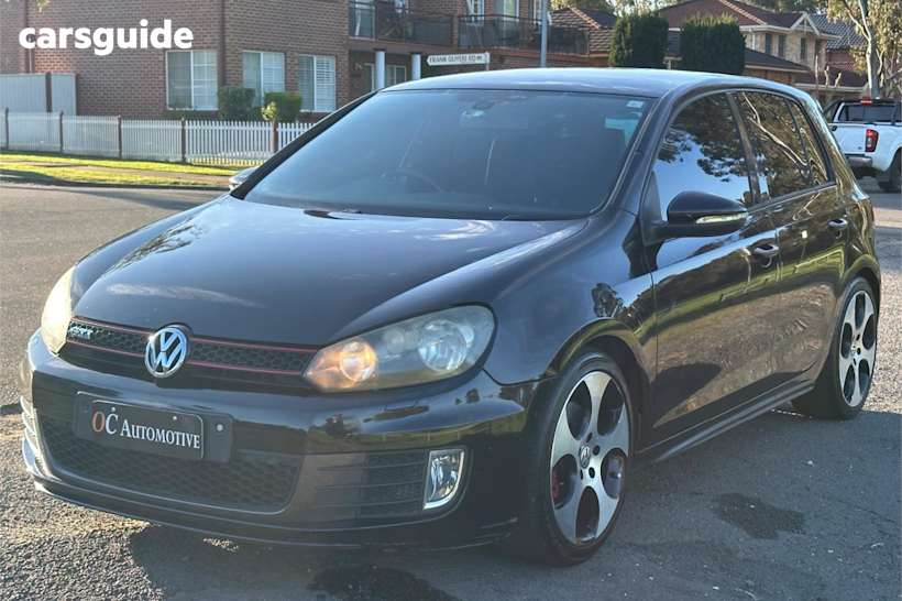 Black 2009 Volkswagen Golf Hatchback Gti
