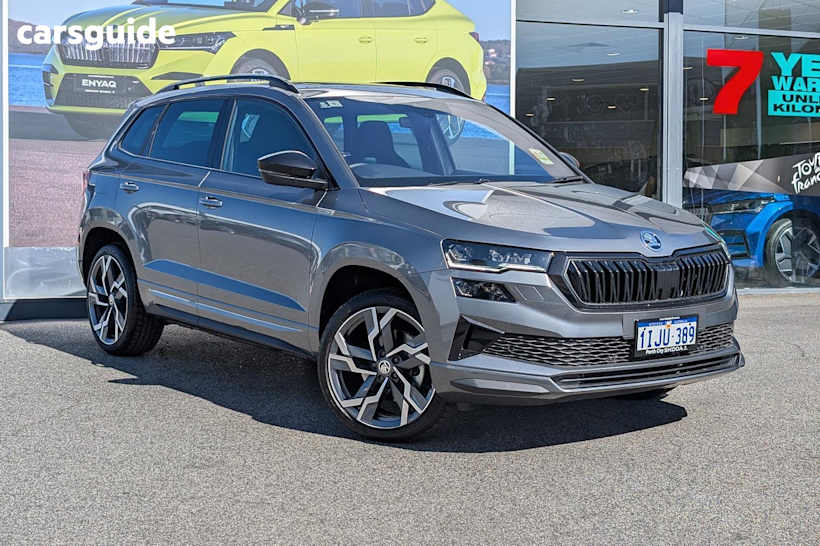 Grey 2024 Skoda Karoq SUV 110TSI SPORTLINE F