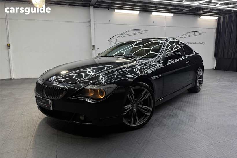Black 2007 BMW 650CI Coupe