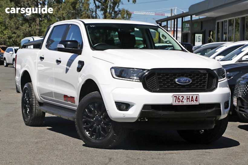 White 2022 Ford Ranger Ute Tray FX4 4X4