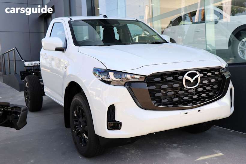 White 2024 Mazda BT-50 Freestyle Cab Chassis Xt (4X4)