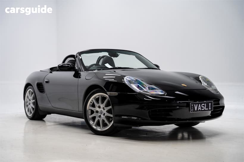 Black 2003 Porsche Boxster Roadster