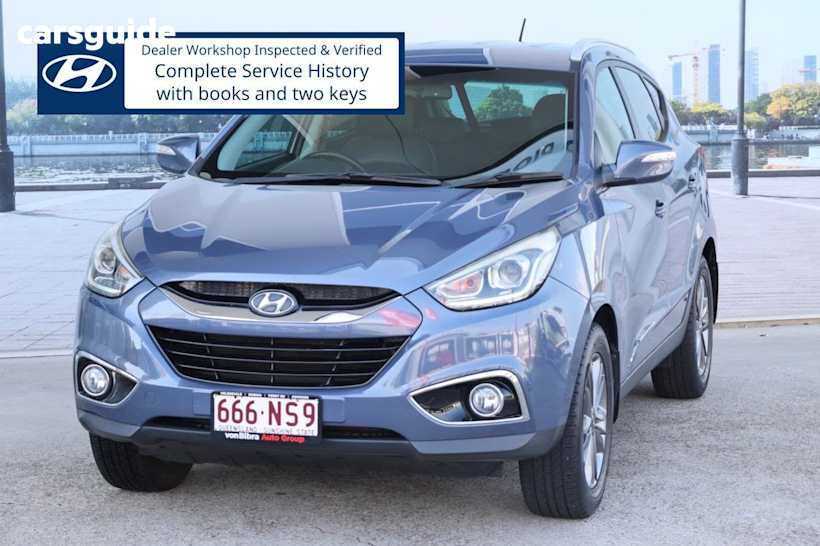 Blue 2013 Hyundai IX35 Wagon Se (Fwd)
