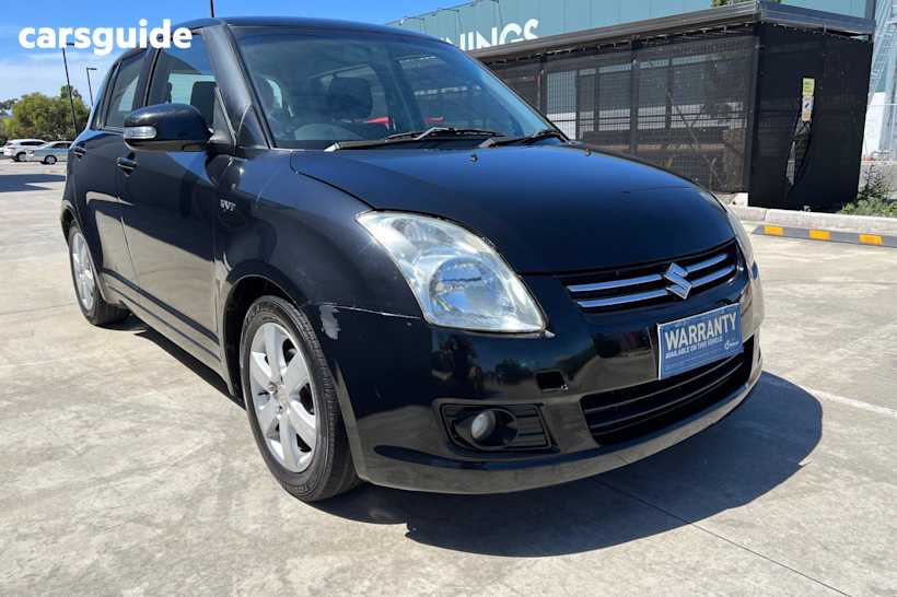 Black 2009 Suzuki Swift Hatch S F