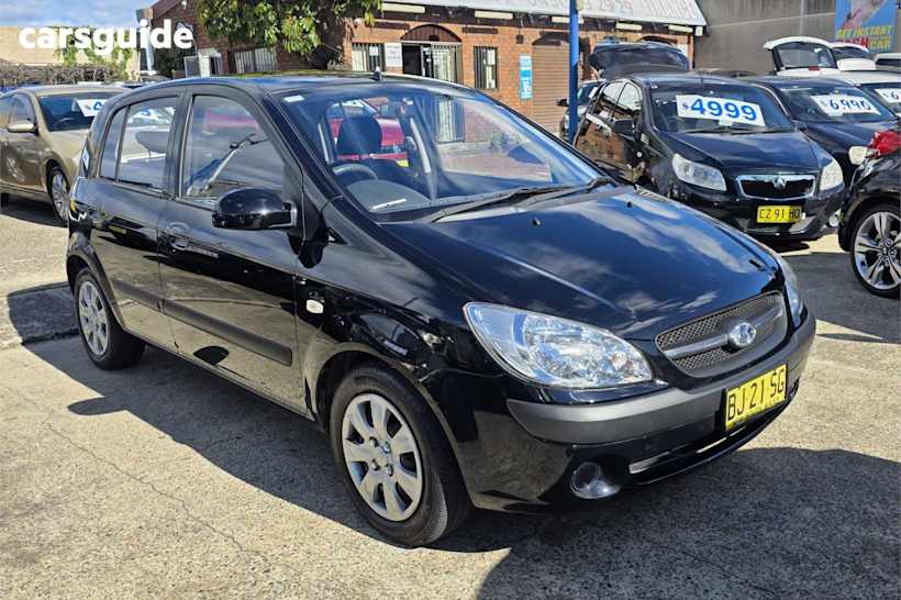 Black 2011 Hyundai Getz Hatch S