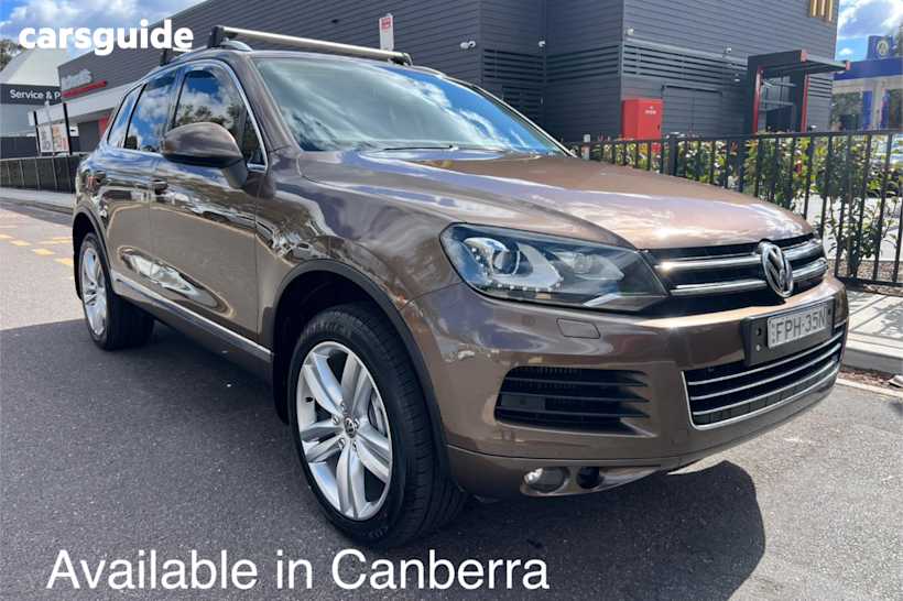 Brown 2013 Volkswagen Touareg Wagon V6 Tdi