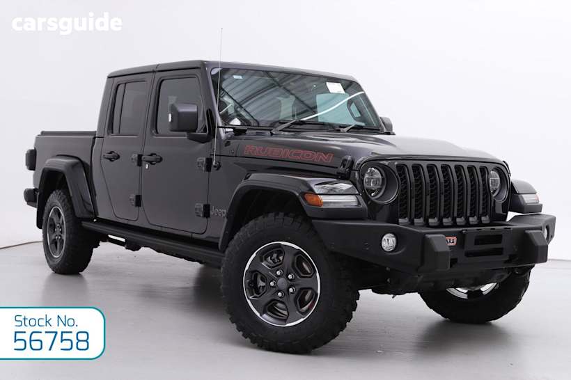 Black 2022 Jeep Gladiator Dual Cab Utility Rubicon (4X4)
