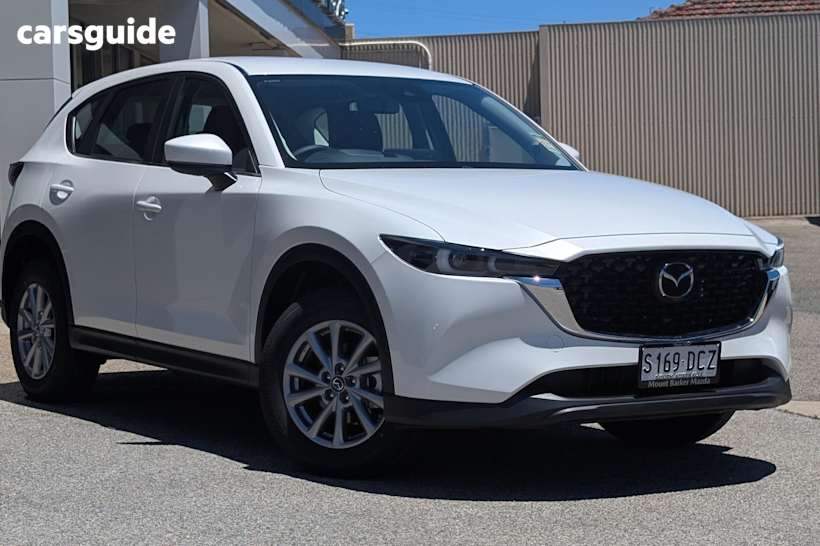 White 2025 Mazda CX-5 SUV G25 MAXX SPORT F
