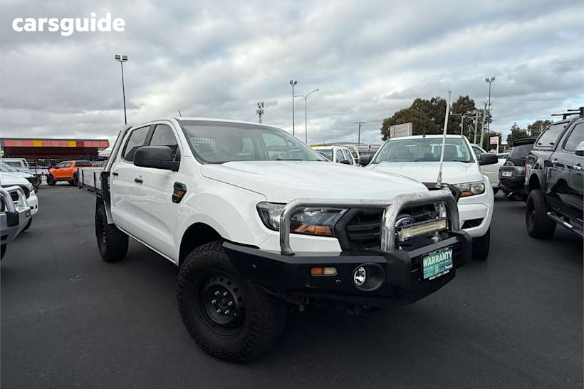 White 2019 Ford Ranger Ute Tray XL 4X4