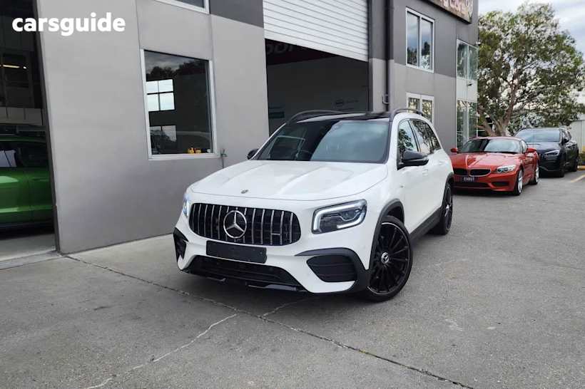White 2020 Mercedes-Benz GLB35 Wagon 4Matic