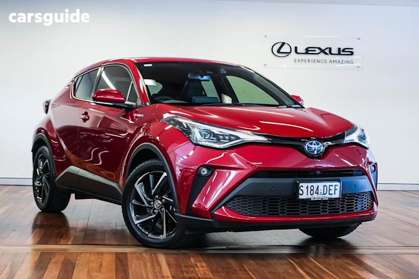 Red 2021 Toyota C-HR SUV KOBA F