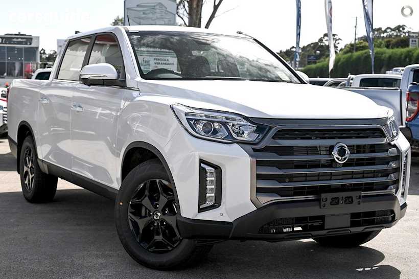 White 2024 KGM Ssangyong Musso Ute Tray ULTIMATE XLV