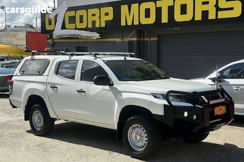 White 2019 Mitsubishi Triton Double Cab Pick Up Glx Adas