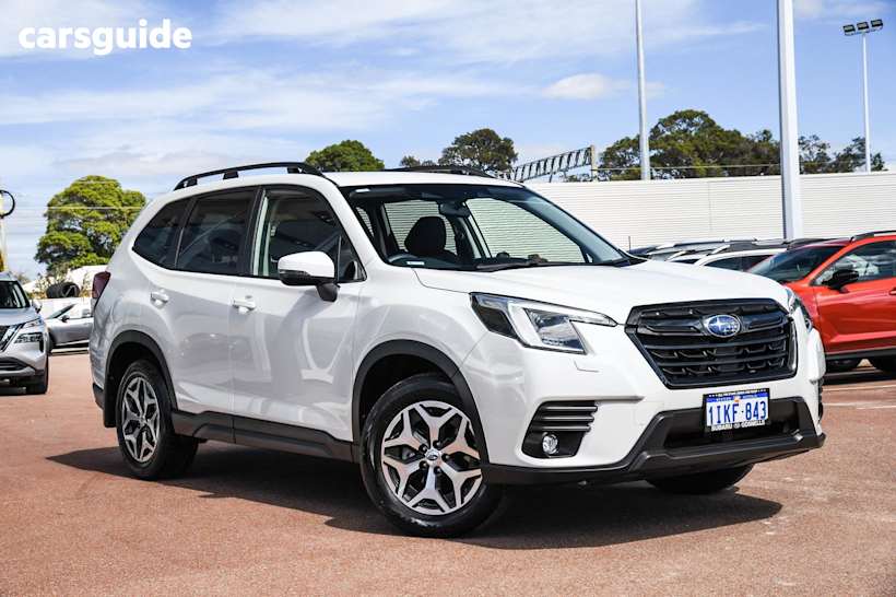 White 2024 Subaru Forester SUV 2.5I 4WD