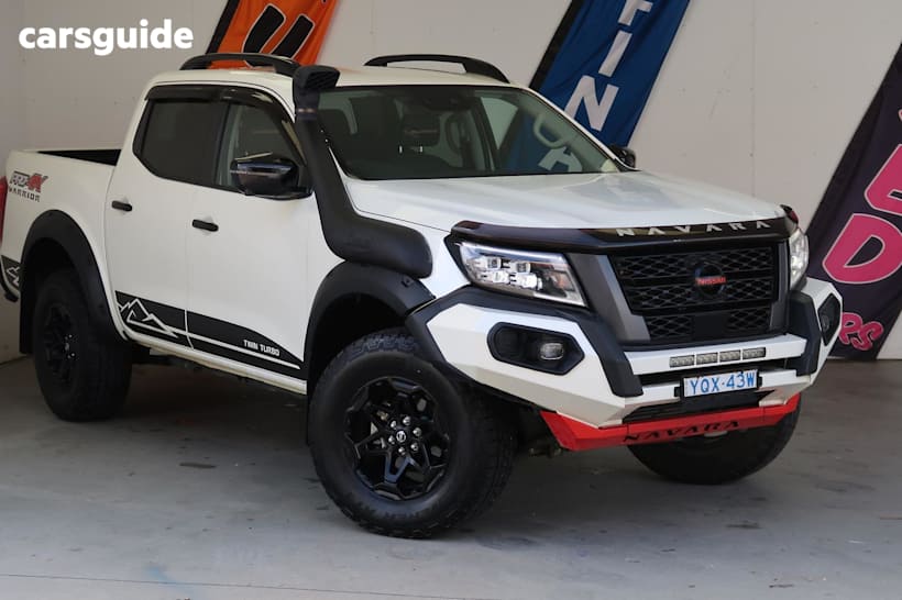 White 2023 Nissan Navara Ute Tray PRO-4X 4X4