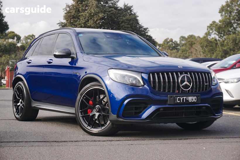 Blue 2018 Mercedes-Benz GLC63 Wagon S