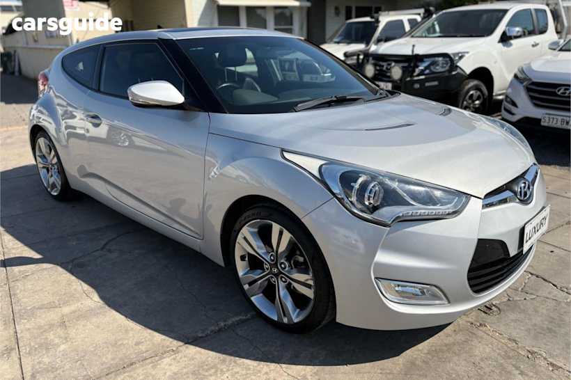 Silver 2013 Hyundai Veloster Hatch + F